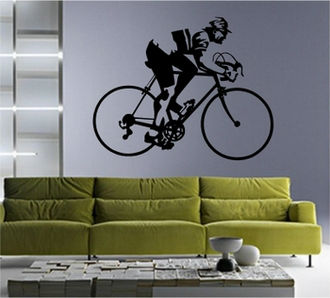 Sticker bicicleta cursiera