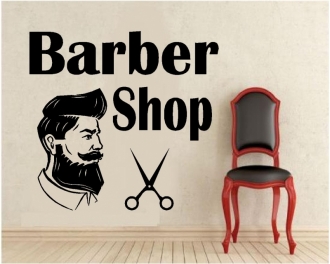 Sticker decorativ Barber Shop 1