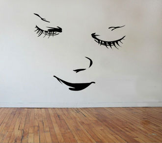 Sticker decorativ chip de fata