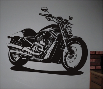 Sticker decorativ chopper