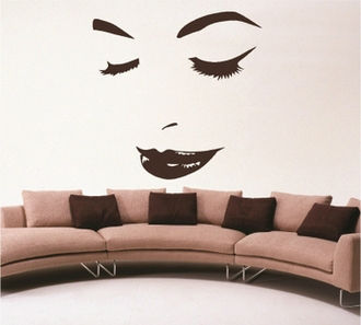 Sticker femeie frumoasa