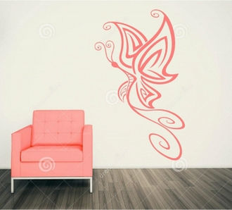 Sticker decorativ fluture varianta 8