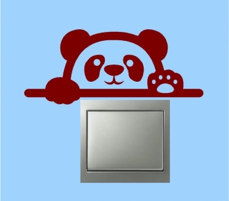 Sticker intrerupator ursulet panda