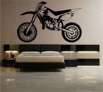 Sticker motocicleta cross 2