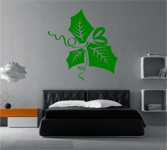 Sticker frunze decorative