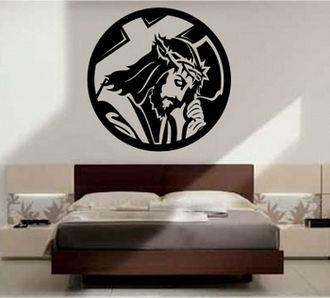 Sticker Isus rastignit