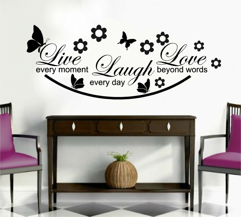 Sticker decorative Live Lough Love