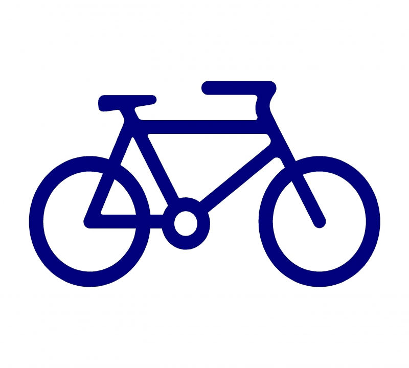 Sticker informativ permis accesul cu bicicleta